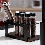BINCOO Coffee Sealed Jar Transparent Storage Canister One-way Exhaust Valve Portable Storage Bottle
