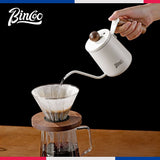 BINCOO 350ML/600ML Coffee Hand Brewing Pot Mini Portable Coffee Pot Long Mouth and Narrow Mouth Pot Stainless Steel Coffee Kettle