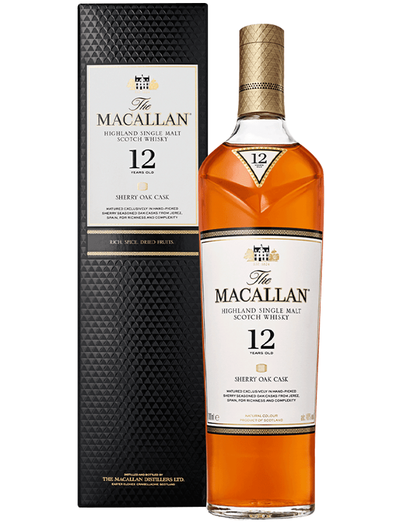 Macallan 12YO Sherry Oak Cask 700ml – The Co-operative Exchange
