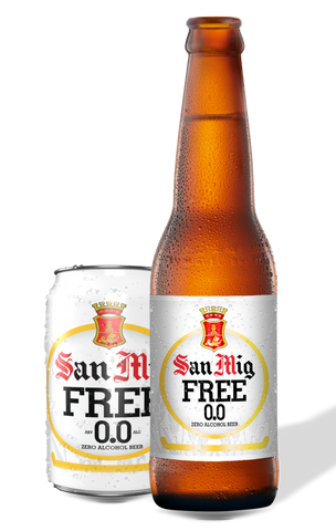 San Miguel Free Zero Alcohol Beer Can 330ml - 6 Cans