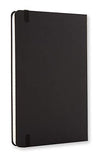 Moleskine Classic Notebook, Hard Cover, Large (5" x 8.25") Ruled/Lined, Black, 240 Pages