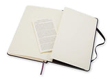 Moleskine Classic Notebook, Hard Cover, Large (5" x 8.25") Ruled/Lined, Black, 240 Pages