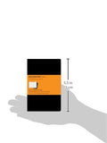 Moleskine Cahier Soft Cover Journal, Set of 3, Ruled, Pocket Size (3.5" x 5.5") Black
