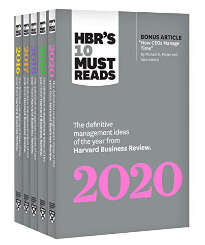 5 Years of Must Reads from HBR: 2020 Edition (5 Books)