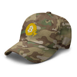 Bitcoin Lightning Multicam dad hat