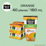 Minute Maid Fresh Orange Tetra Juice 180mL - Pack of 40