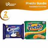 Presto and Cream-O Bundle: Presto Peanut Butter (30g x 10) + Cream-O Vanilla (30g x 10)