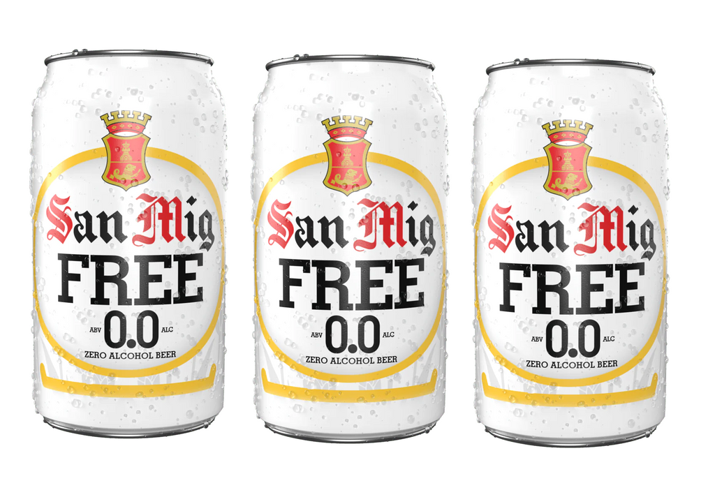 San Miguel Free Zero Alcohol Beer Can 330ml - 6 Cans