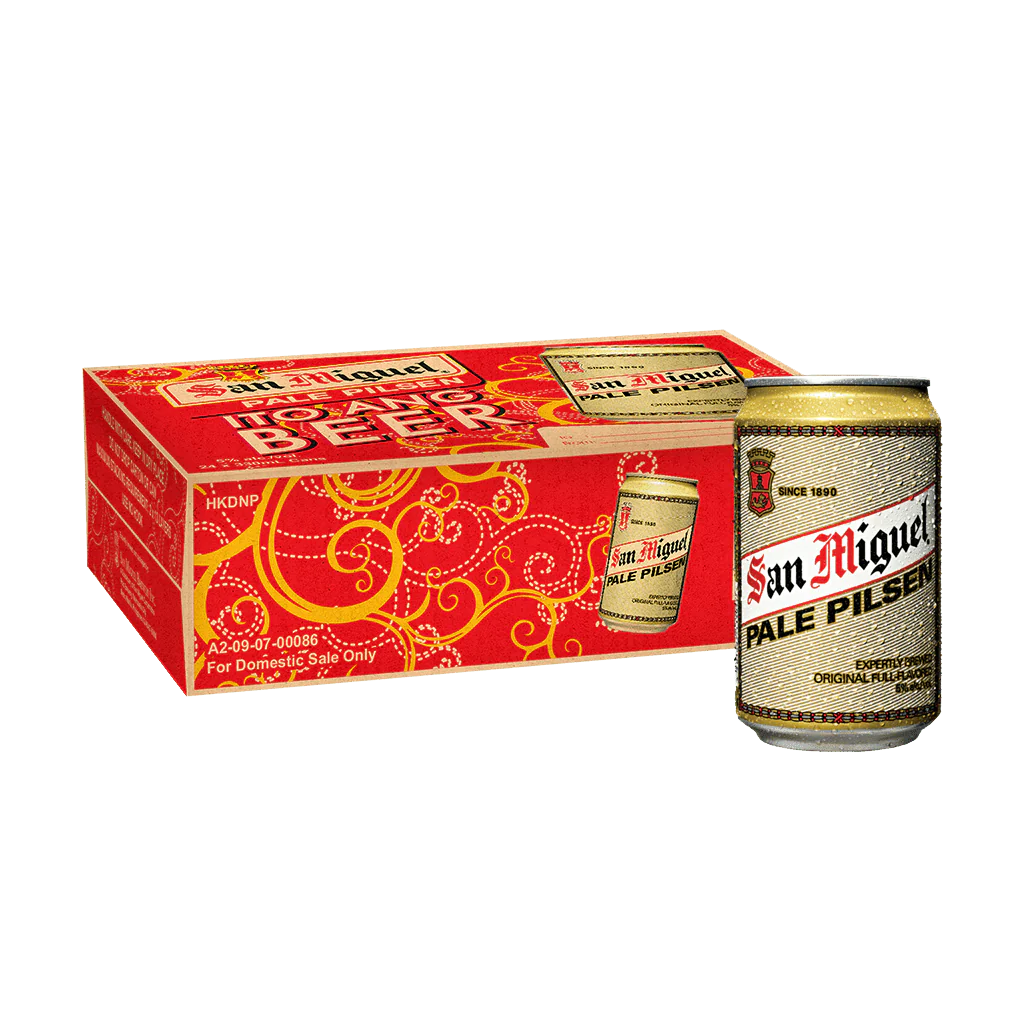San Miguel Beer Pale Pilsen Can 330ml - 24 Cans