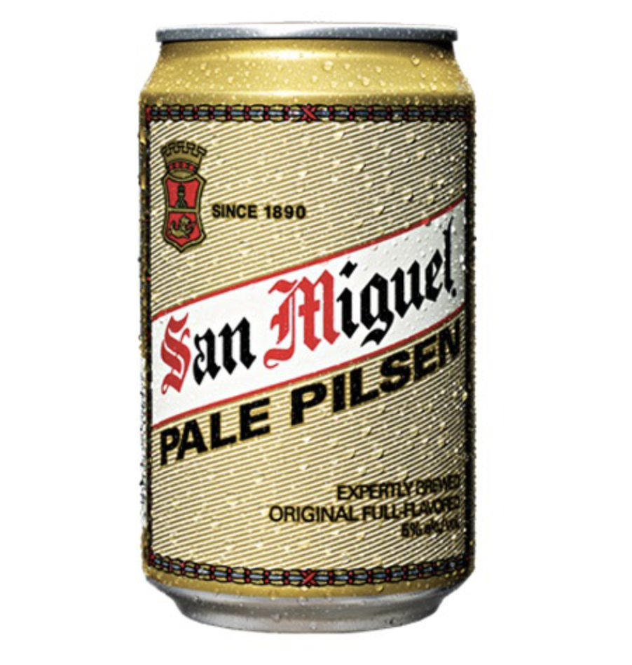 San Miguel Pale Pilsen 330 mL Can Case of 24