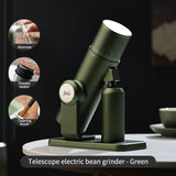 BINCOO Electric Coffee Bean Grinder Italian Hand-brewed Telescope Coffee Grinder Household Fully Automatic