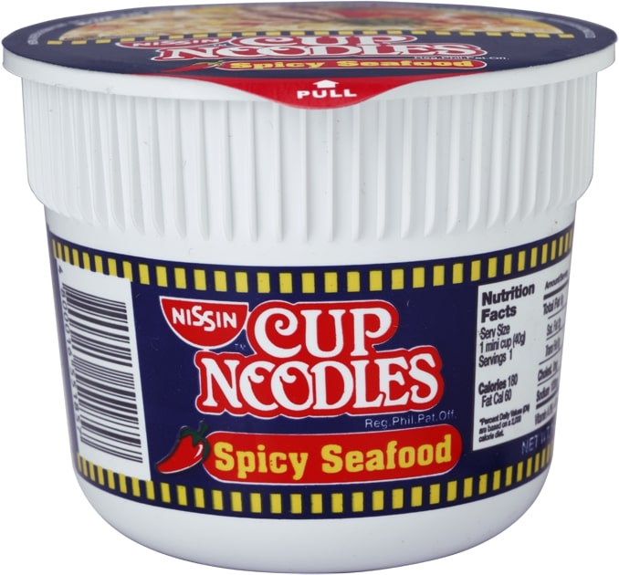 Nissin Mini Cup Noodles Spicy Seafood 40g