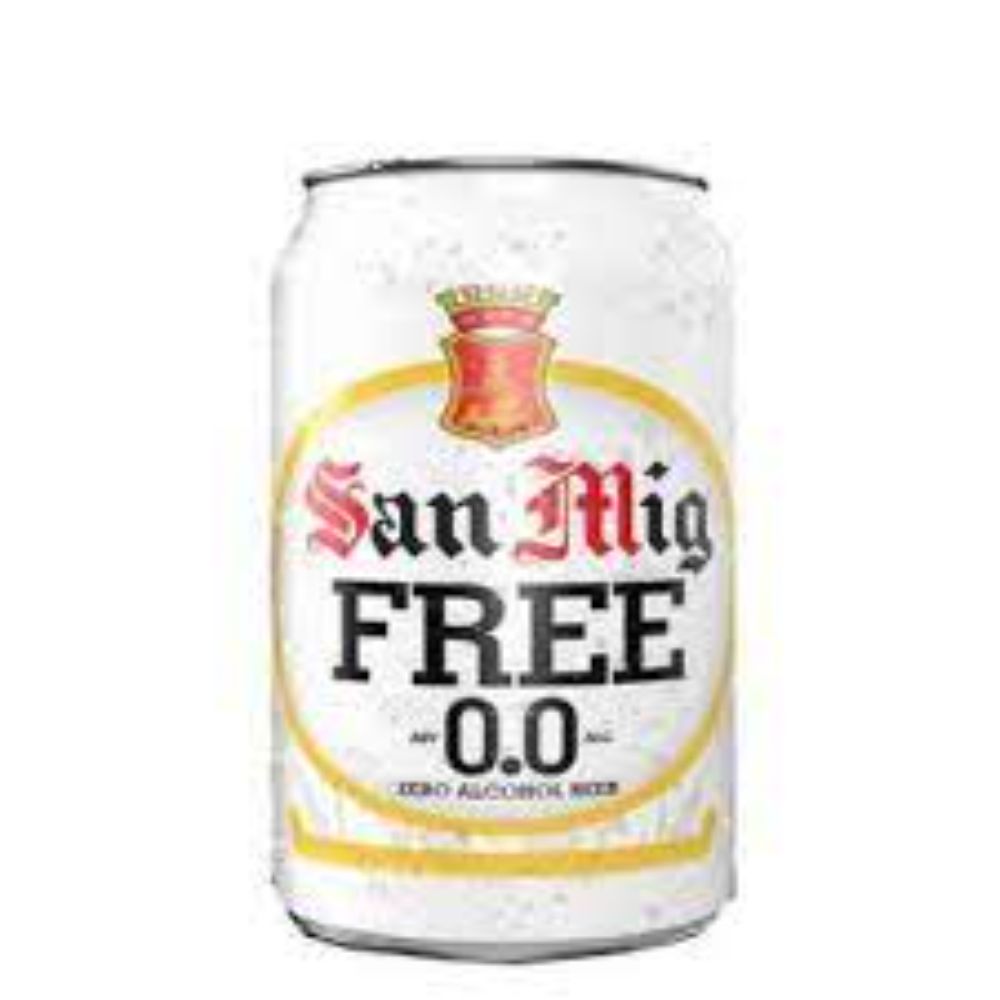 Monstermarketing San Mig Free 0.0 330 mL Can Case of 24