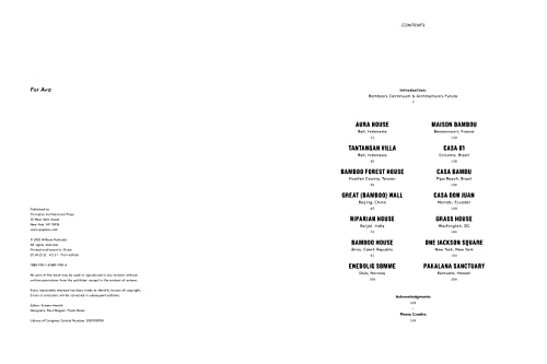 Bamboo Contemporary: Green Houses Around the Globe