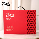 BINCOO Moka Pot Gift Box Set Single Valve Coffee Pot Espresso Machine for Holidays and Birthdays Best Gift 2Cups 3Cups