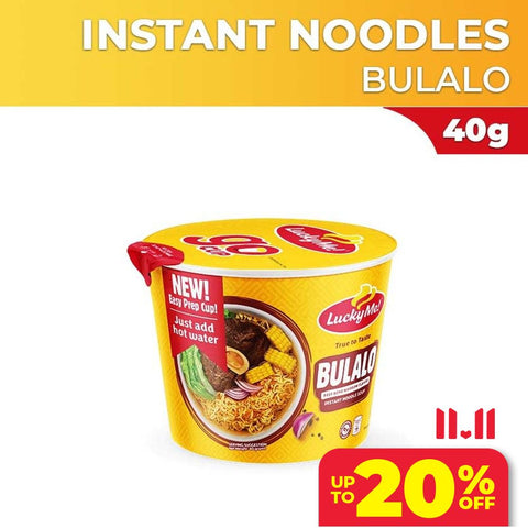 Lucky Me! Go Cup Mini Instant Noodle Soup Bulalo 40g