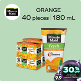 Minute Maid Fresh Orange Tetra Juice 180mL - Pack of 40