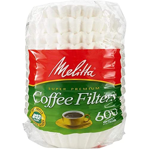 Melitta 600 Coffee Filters, Basket, Pack of 600, 8-12 Cups