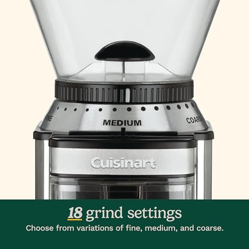 CUISINART Coffee Grinder, Electric Burr One-Touch