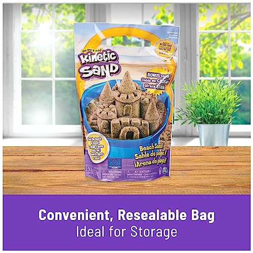 Kinetic Sand, The Original Moldable Play Sand, 3.25lbs Beach Sand