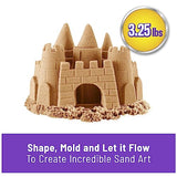 Kinetic Sand, The Original Moldable Play Sand, 3.25lbs Beach Sand