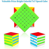 BestCube 7x7 Cube Stickerless Qixing 7x7x7 Speed Cube Puzzle Gifts Toys(67mm)