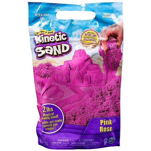 Kinetic Sand, The Original Moldable Sensory Play Sand, Pink, 2 lb.