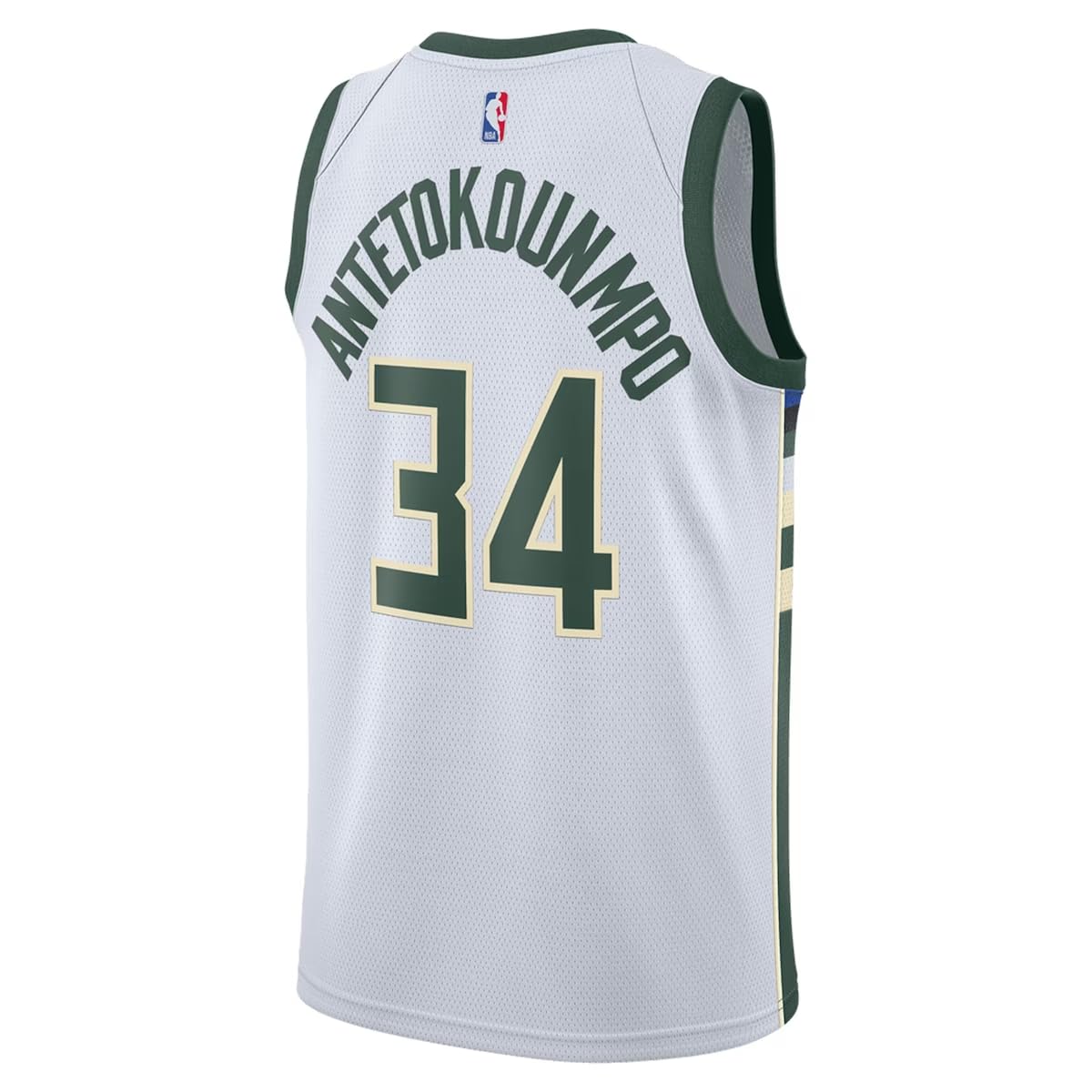 Outerstuff Giannis Antetkounmpo Milwaukee Bucks NBA Nike Boys Youth 8-20 White Association Edition