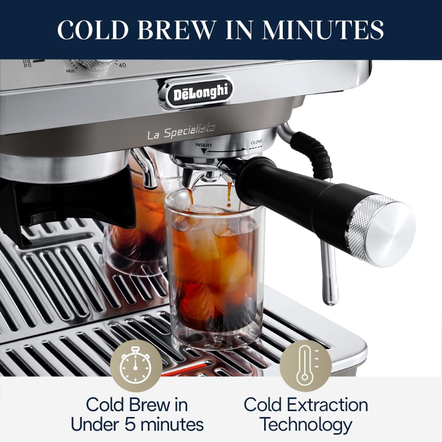 De'Longhi La Specialista Arte Evo Espresso Machine with Cold Brew