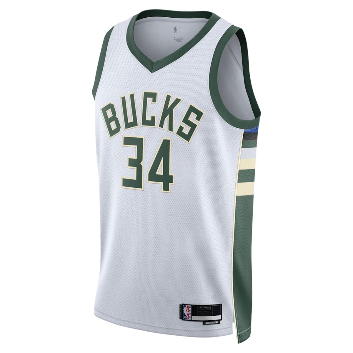 Outerstuff Giannis Antetkounmpo Milwaukee Bucks NBA Nike Boys Youth 8-20 White Association Edition