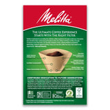 Melitta #4 Cone Coffee Filters, Unbleached Natural Brown