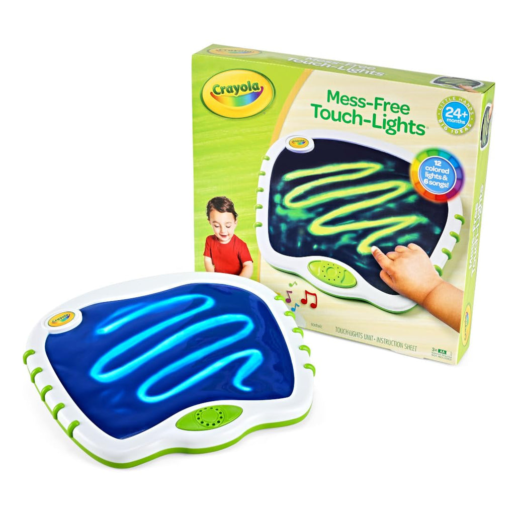 Crayola Toddler Touch Lights, Musical Doodle Board, Sensory Toys for Toddlers