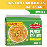 Lucky Me! Pancit Canton Kalamansi Multipack 80gx6