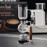 BINCOO Coffee Siphon Pot Coffee Pot Household Siphon Distillation Manual Coffee Maker Set Serves 3 Cups/5 Cups