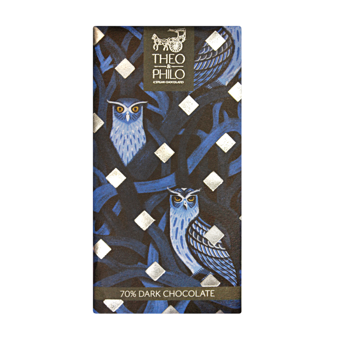 Theo and Philo Chocolates 70% Dark Chocolate Bar