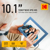 KODAK Digital Picture Frame with Remote Control, 10.1 Inch