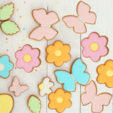 JOB JOL Cookie Cutters 5 PCS, Spring Flower Cookie Cutters, 3'' to 3.5''