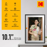 KODAK Digital Picture Frame with WiFi 10.1 inch 1280x800 IPS HD Touch Screen