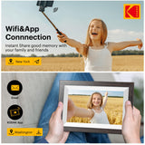 KODAK 10.1 Inch WiFi Digital Picture Frame with 32GB Storage