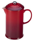 Le Creuset Stoneware French Press, 34 oz., Cerise