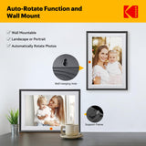 KODAK Digital Picture Frame with WiFi 10.1 inch 1280x800 IPS HD Touch Screen