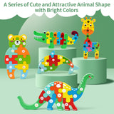 YySiRui 5 Pack Wooden Animal Toddler Puzzles for Kids Ages 3-5 Years Old