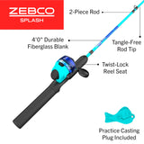 Zebco Kids Splash Jr. Spincast Reel and Fishing Rod Combo