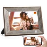 KODAK Wooden WiFi Digital Picture Frame, 32G 10.1 Inch