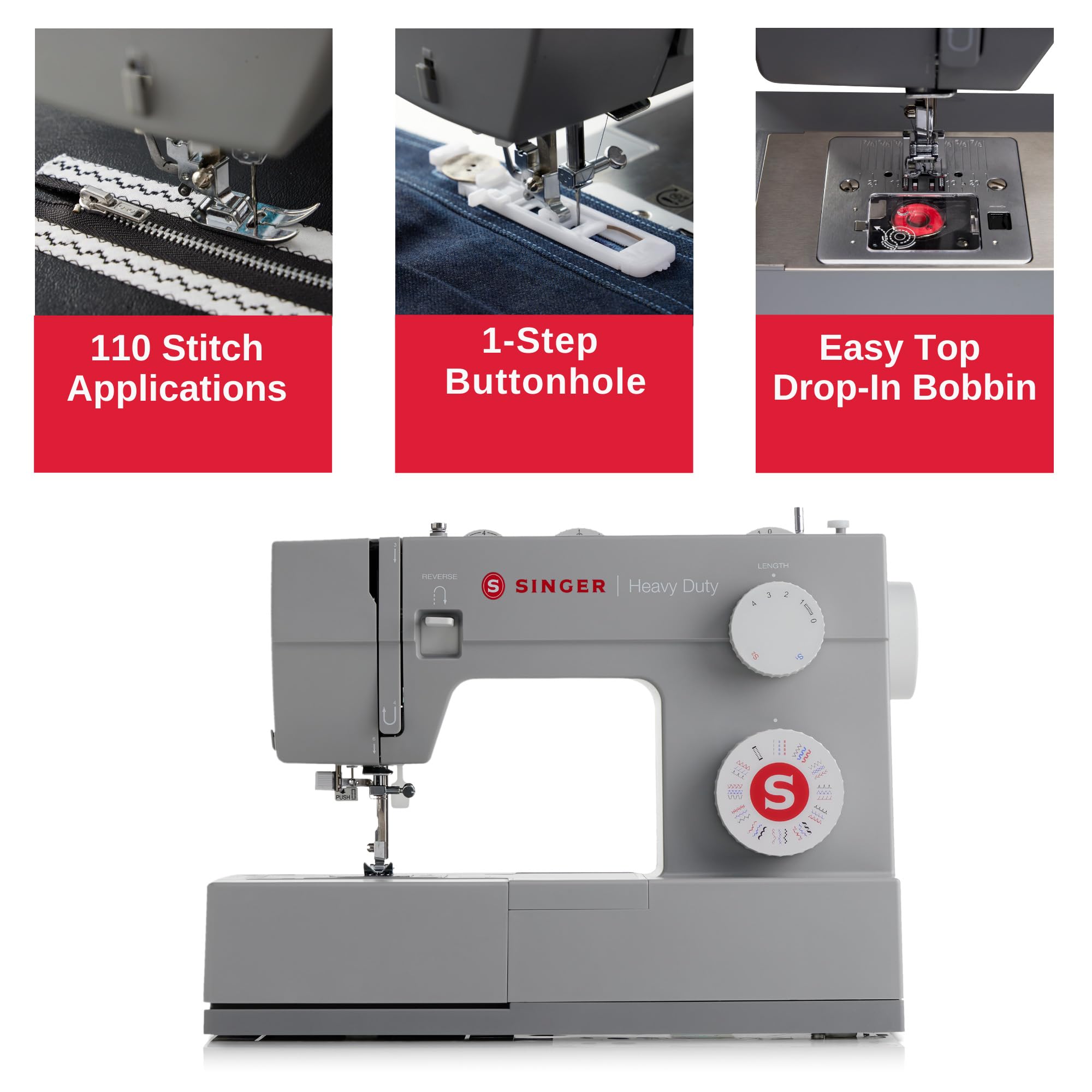 SINGER | Heavy Duty 4452 Sewing Machine