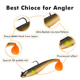 TRUSCEND Fishing Lures for Bass Trout Jighead