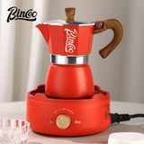 BINCOO Moka Pot Gift Box Set Single Valve Coffee Pot Espresso Machine for Holidays and Birthdays Best Gift 2Cups 3Cups