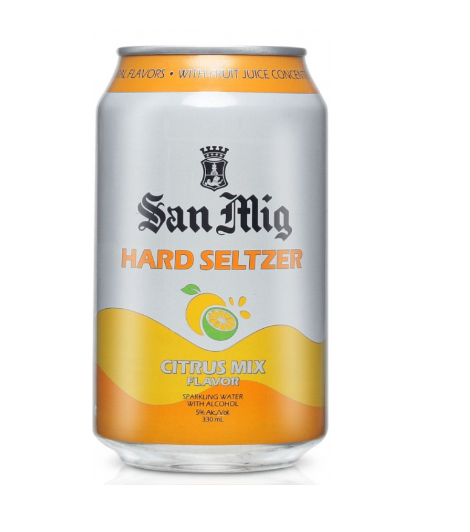 San Miguel Hard Seltzer Citrus Mix Flavor Can 330ml - 3 Cans