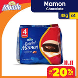 Monde Special Mamon with Chocolate Cream Filling 48gx4