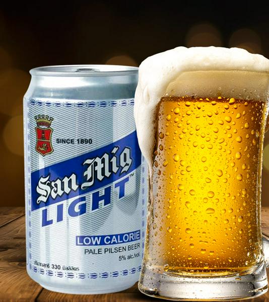 San Mig Light 330 mL Can Case of 24